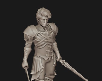 Custom 3D Printed BG3 Baldur's Gate 3 (III) Astarion Miniature