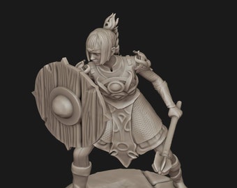 Custom 3D Printed BG3 Baldur&#39;s Gate 3 (III) Shadowheart Miniature (v. 1)