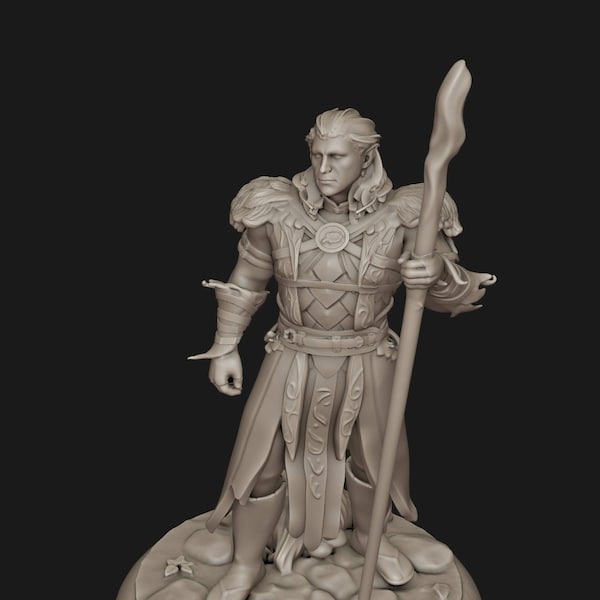 Custom 3d Printed Bg3 Baldur's Gate 3 (iii) Shadowheart Miniature - Etsy