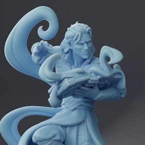 Custom 3D Printed BG3 Baldur&#39;s Gate 3 (III) Gale Miniature (v3)