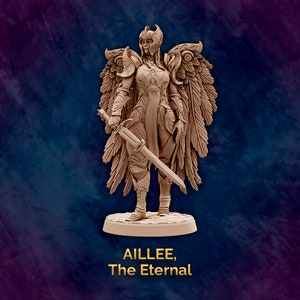 Custom 3D Printed BG3 Baldur&#39;s Gate 3 (III) Dame Aylin Miniature v2