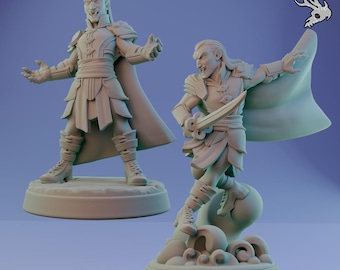 Custom 3D Printed Strahd Master of Death House Miniatures (2 Pack)
