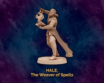 Custom 3D Printed BG3 Baldur's Gate 3 (III) Gale Miniature (v4)