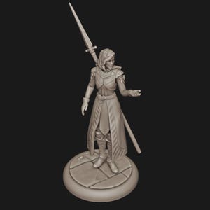 Custom 3D Printed BG3 Baldur&#39;s Gate 3 (III) Isobel Miniature