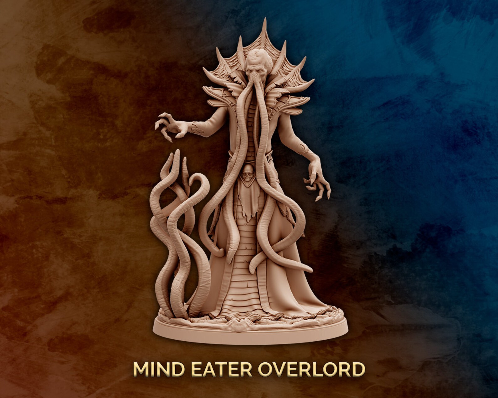 3D Printed Mind Flayers/illithids (4 Variations) - Etsy