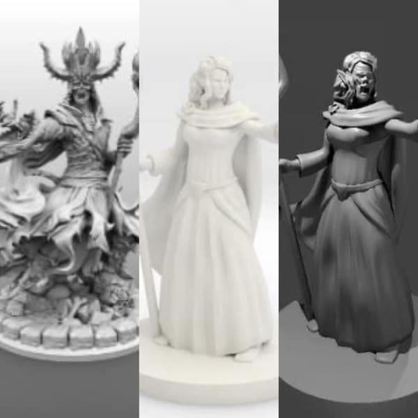 Tomb of Annihilation Miniatures - Raw Prints