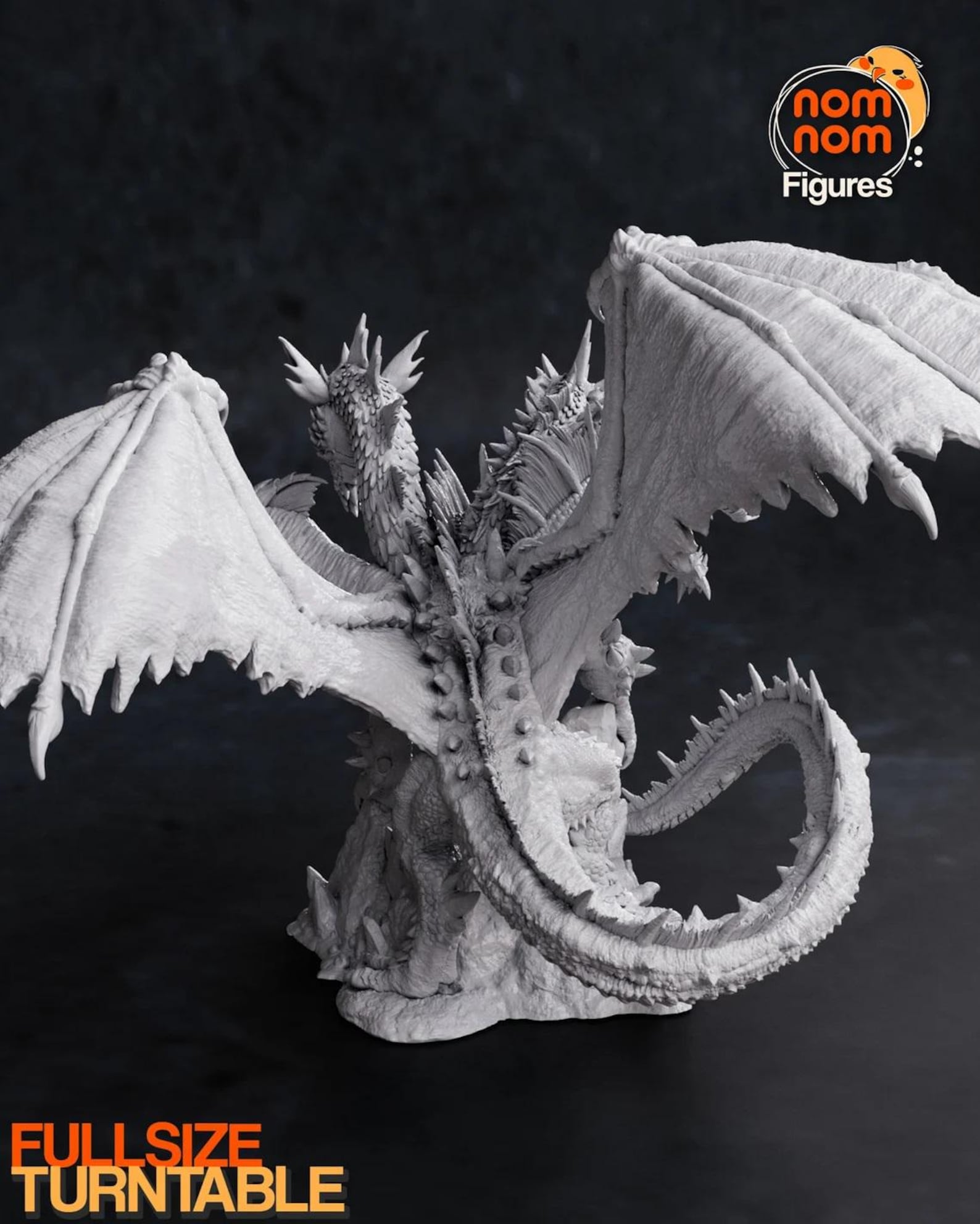 Custom 3D Printed Tiamat full Sized Or Miniature Etsy custom-3d-printed-tiamat-full-sized-or-miniature-etsy