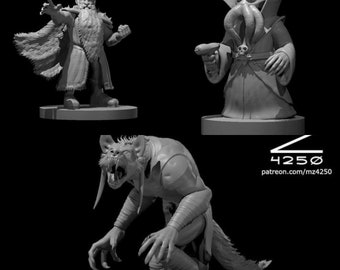 Rime of the Frostmaiden Miniatures - Raw Prints