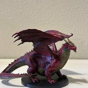 Custom 3D Printed Chonky Red Dragon &quot;Themberchaud&quot; (Module version)
