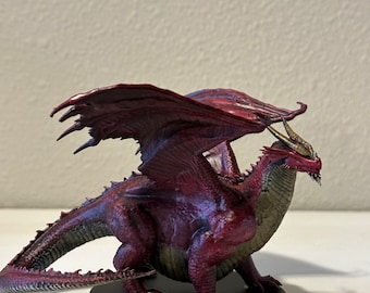 Custom 3D Printed Chonky Red Dragon "Themberchaud" (Module version)