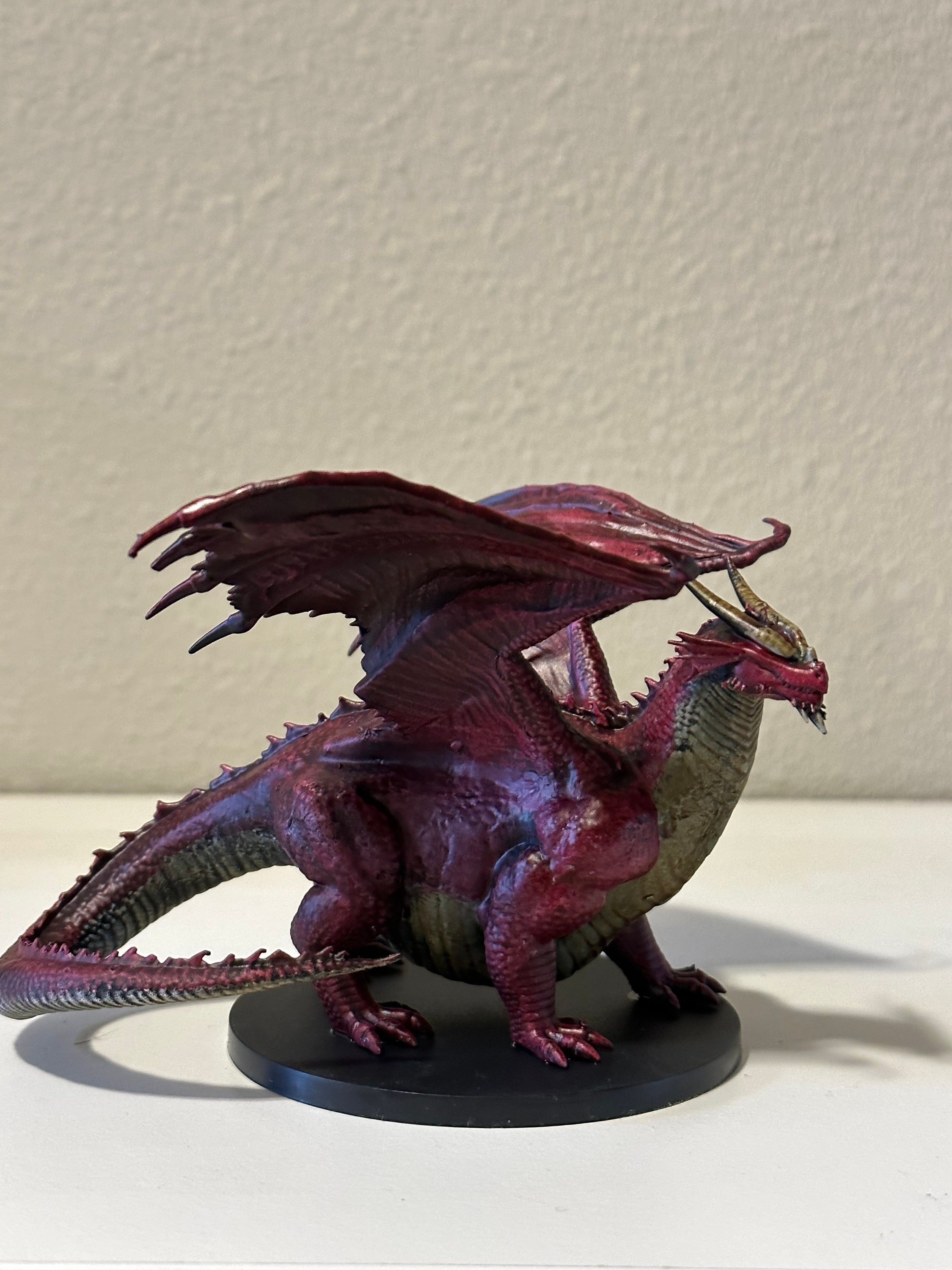 Custom 3D Printed Chonky Red Dragon 
