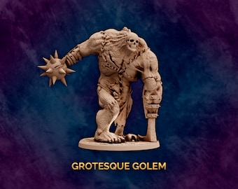 Custom 3D Printed BG3 Baldur's Gate 3 (III) "Flesh" Flesh Golem Miniature