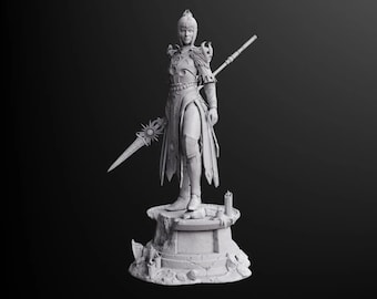Custom 3D Printed BG3 Baldur's Gate 3 (III) Shadowheart Miniature/Statue (v. 2)