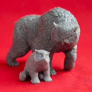 Custom 3D Printed Owlbears
