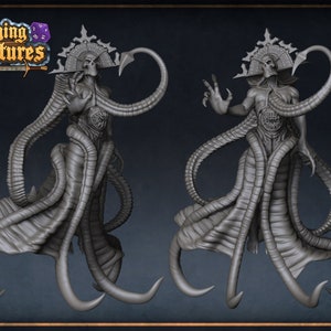 Custom 3D Printed Eldritch Lich Miniature