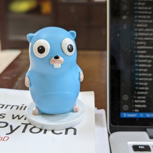 Limited Number of Adorable GoLang Gopher Mascot Figurine, Perfect Developer Gift