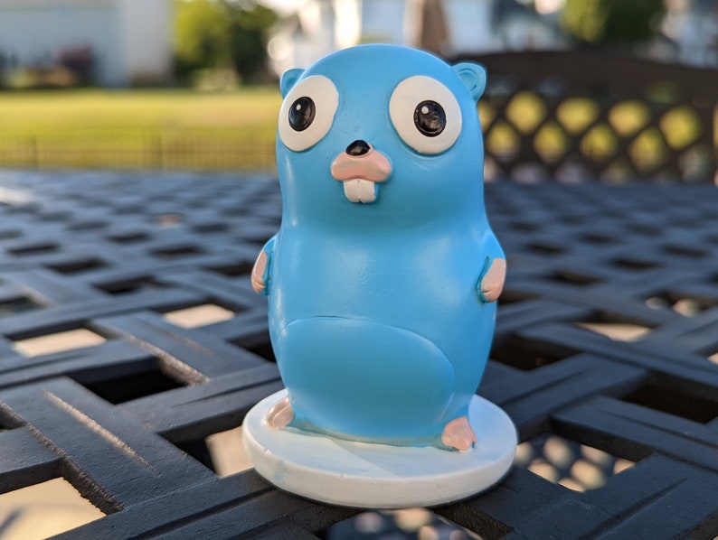 Limited Number of Adorable Golang Gopher Mascot Figurine, Perfect ...