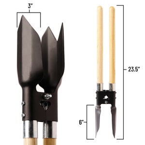 The Original Flower Digger - Flower planting tools, landscape planting tools, transplant tools, garden tools, vegetable garden tools