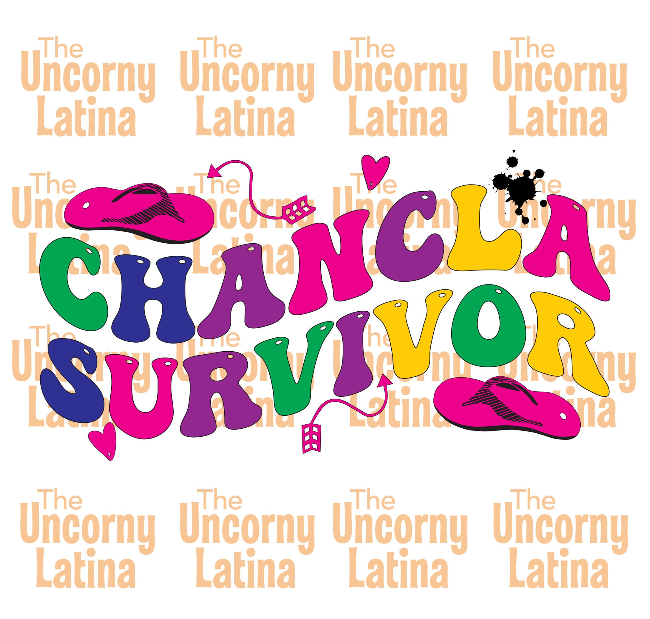 Chancla Survivor Latin Funny Quote Transparent PNG PDF SVG - Etsy