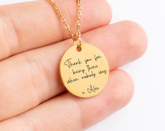 Personalisierte Edelstahl Halskette mit Gravur, Personalisierter Schmuck