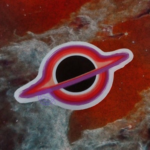 Sticker zwart gat