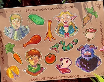 Dungeon Meshi Sticker Sheet