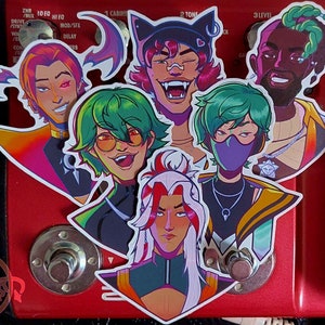 League of Legends Heartsteel Stickers - Aphelios, Ezreal, Kayn, K'sante, Sett, Yone