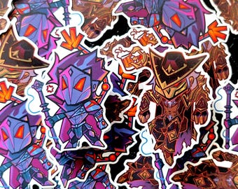 Viktor the Machine Herald - Base and High Noon Stickers