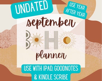 September 2023 Calendar Printable - Etsy