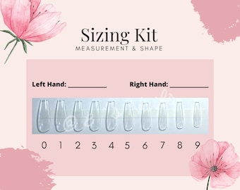 Sizing Kit - Press on Nails || Reusable, Fake Nails