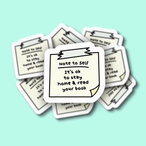 Note to Self Reader Sticker | Kindle E-Reader