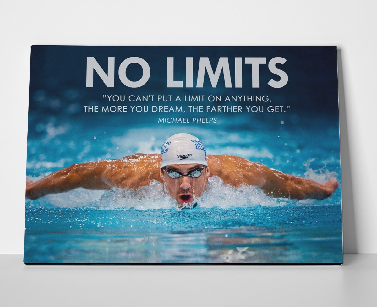 Michael Phelps Quote Poster or Canvas pic