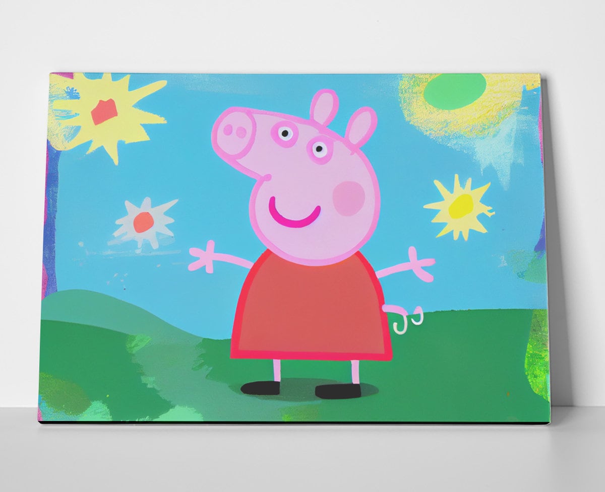 Peppa Pig Poster or Canvas - Etsy