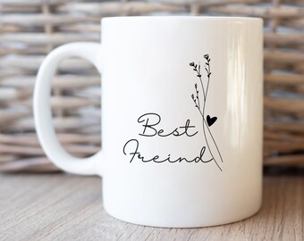 Custom Gift for Best Friend, Personalized Gift, Coffee Mug, TeaCup, Birthday Gift, Christmas Gift, Valentine's Day Gift, Gift for Her