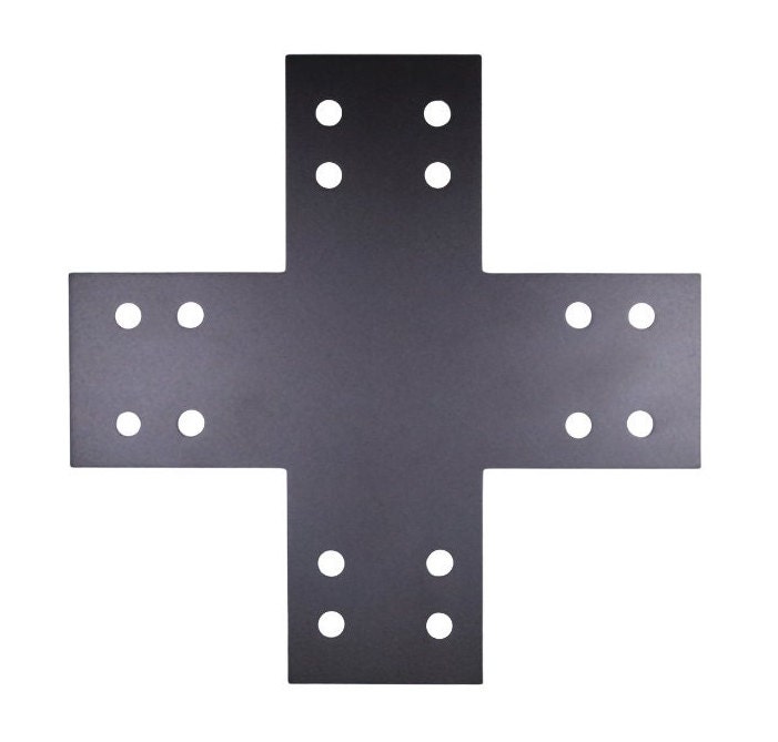 Minimalist Bracket for 4 Post, Structural Brackets for 4x4, Steel