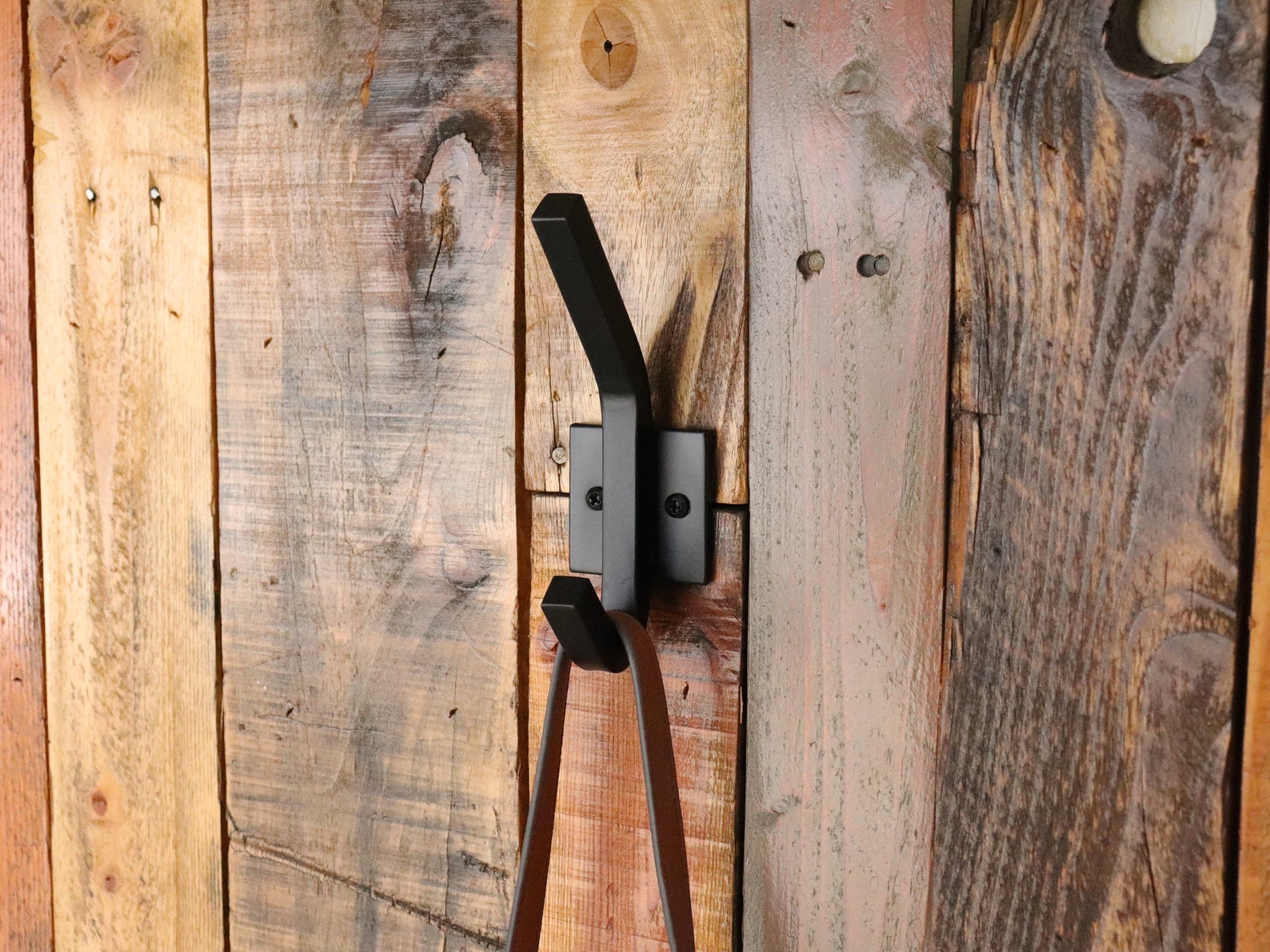 Modern Double Hook Coat Hanger, Metal Wall Hooks, Wall Mounted Hook ...