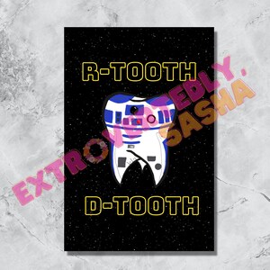 R-tooth D-tooth dental humor Digital Download