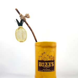 Pineapple Swizzle Stick, Tiki Bar Swizzle Stick, Tropical Swizzle Stick, Tiki Bar Decor, tiki