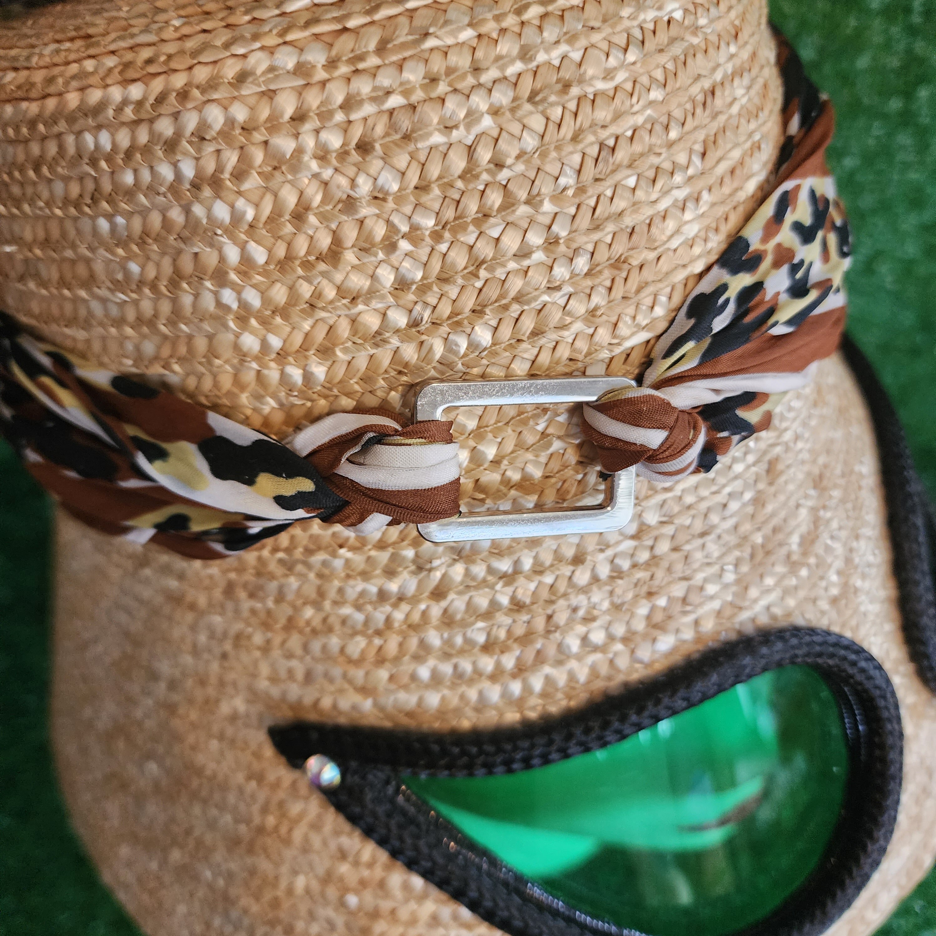 Sunglasses Hat Sunglass Hat 60's Straw Hat Retro Straw Etsy