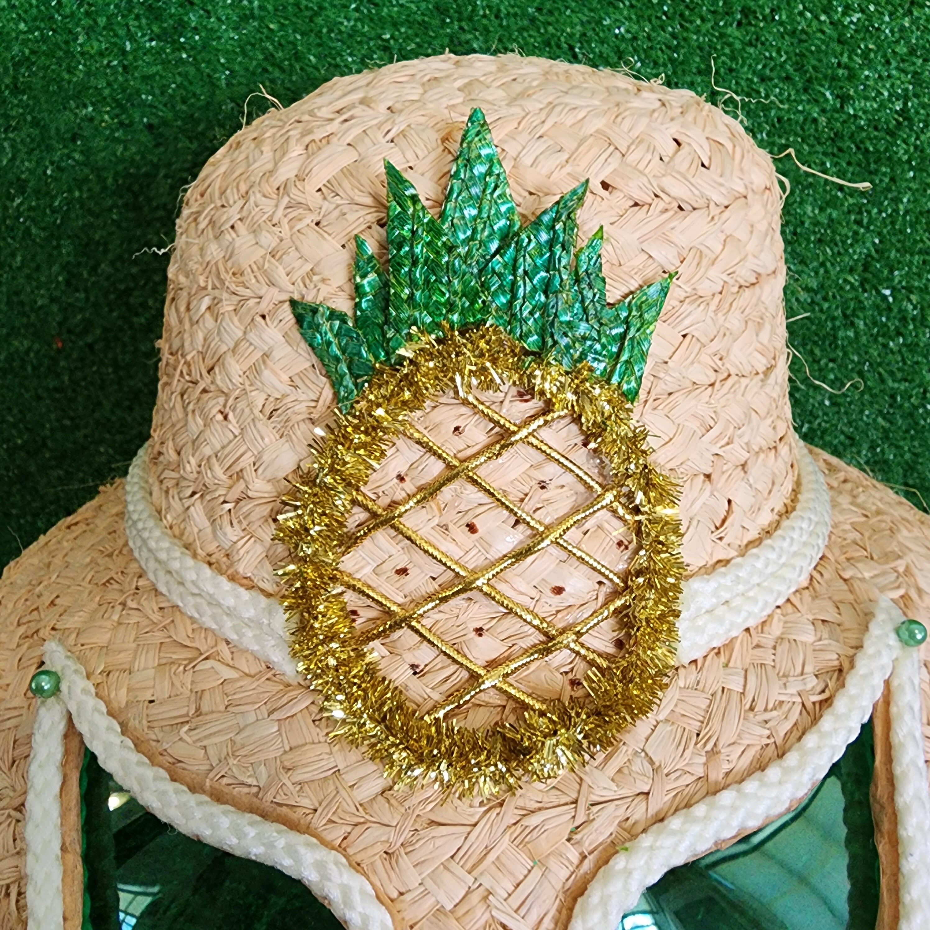 Sunglasses Hat Sunglass Hat 60's Straw Hat Retro Straw Etsy