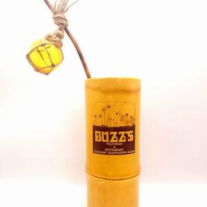 Fishing Float Tiki Swizzle Sticks: Handwoven Hemp, Bamboo immagine 8