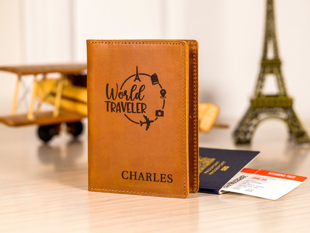 Genuine Leather Personalized Passport Holder Luggage Tags Etsy Canada