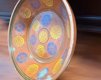 14” Handmade Serving Clay Tray