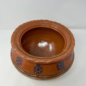 Clay Cooking Pot (Full Size Handi) 5.8 Quarts (Stove Stand Sold Separately)