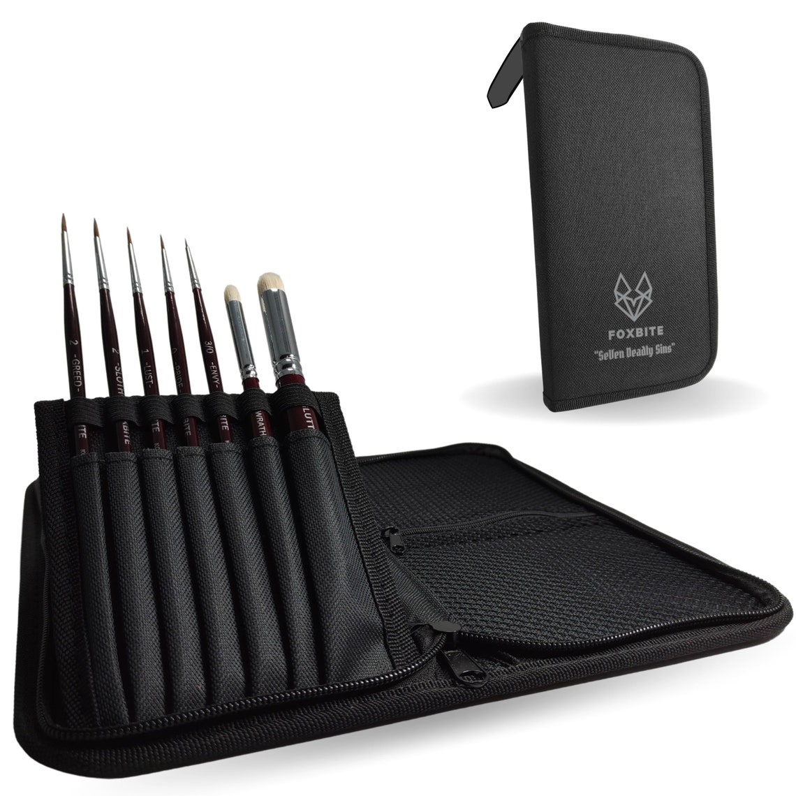 FOXBITE Kolinsky Sable Set Brushes for Miniature Painting Modeling