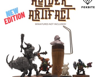 FOXBITE NEW Miniature Painting Holder Painting Handle for Miniautres Paint Handle Compatible with DND Miniatures Scale Model New edition.