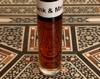 Frankincense & Myrrh (Original) Body Oil - Uncut- Concentrated Fragrance - 1/3oz (10ml)