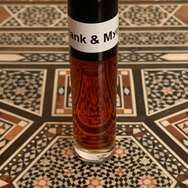Frankincense & Myrrh (Original) Body Oil - Uncut- Concentrated Fragrance - 1/3oz (10ml)