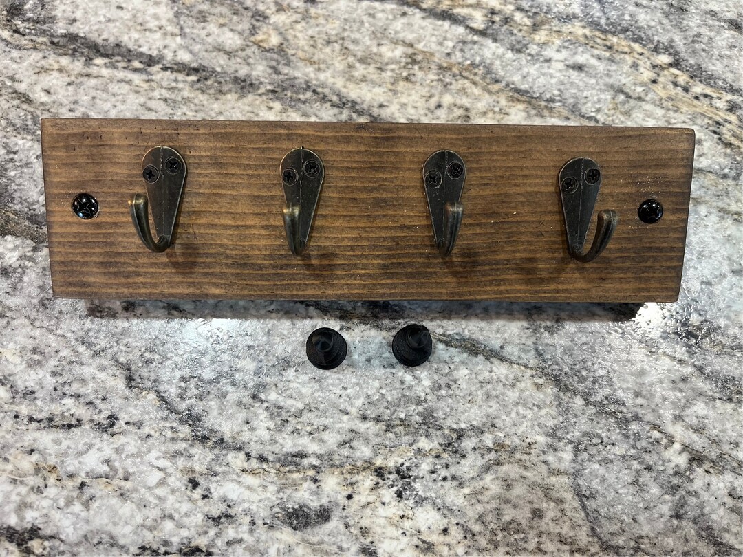 Rustic Basic Entryway Key Holder Hanger or Dog Leash Holder - Etsy