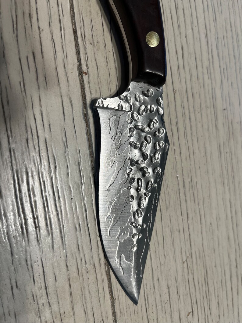 Premium 13-Inch Damascus Boning Knife with Pakkawood Handle